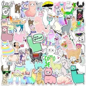 Alpaca Llama Stickers 25pc Cute Kawaii Animal Decals Notebook Laptop Hydroflask